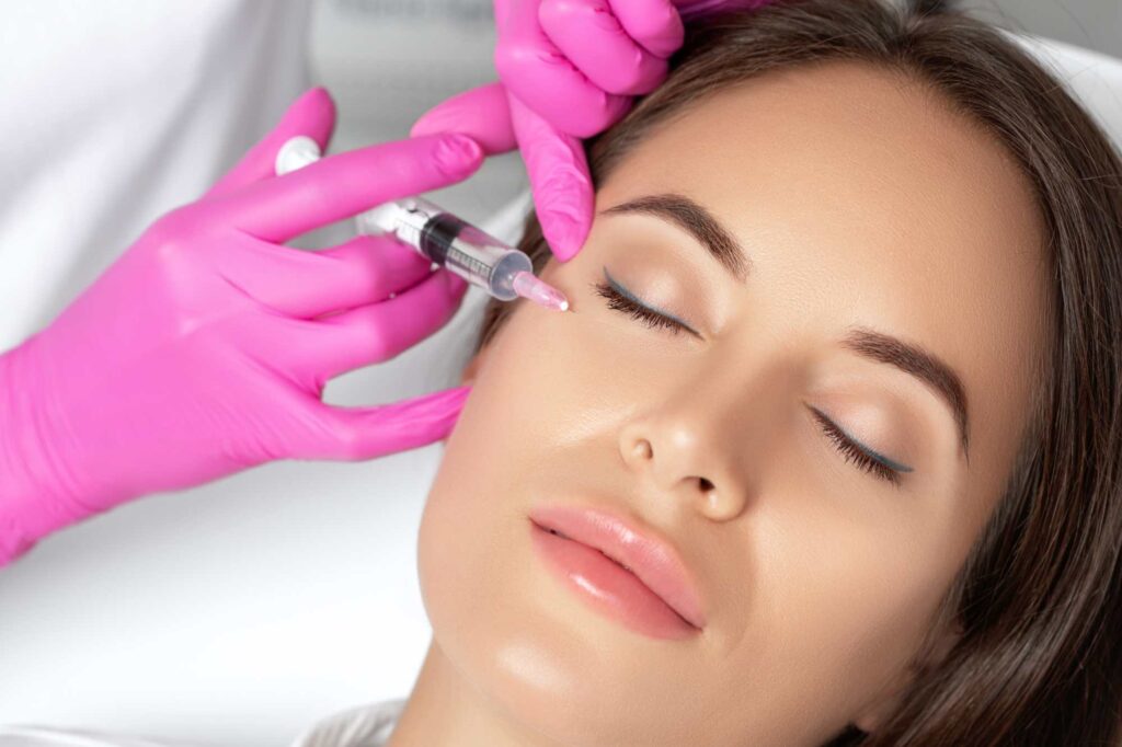 Wrinkle-relaxing treatment for crow's feet at Ever Medical Spa in Canton, MI