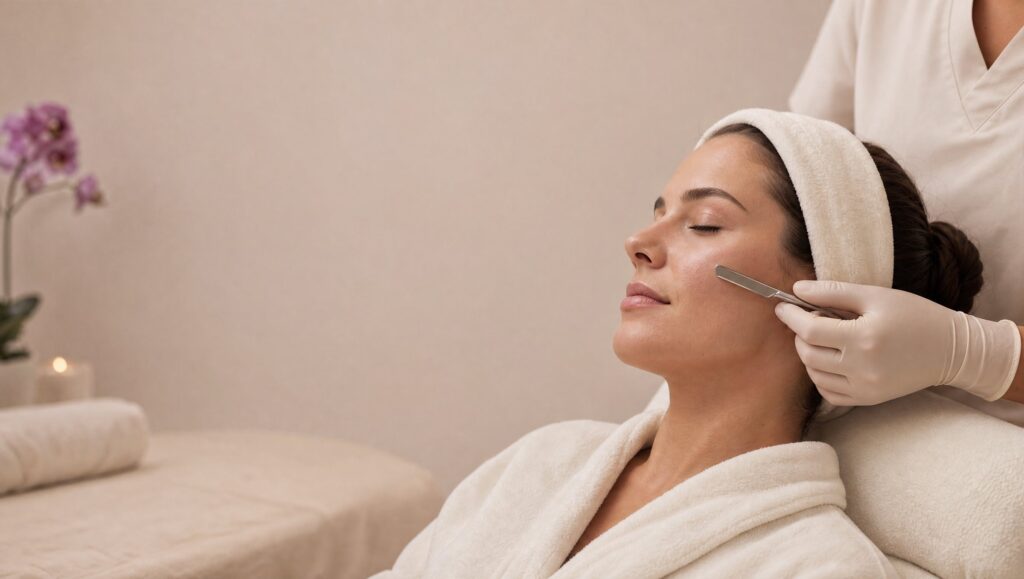Dermaplaning treatment at Ever Medical Spa in Canton, MI