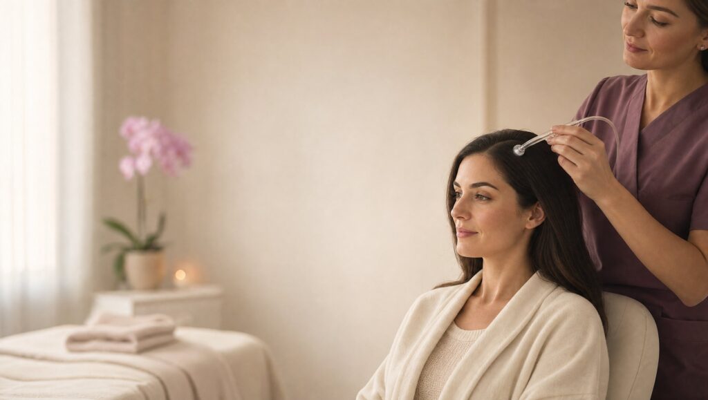 HydraFacial Keravive scalp treatment at Ever Medical Spa in Canton, MI
